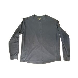 Banana‎ Republic henley shirt Men's size Large navy